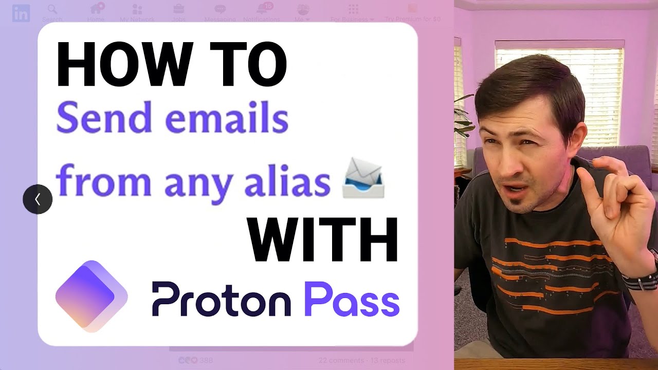 Как отправлять электронные письма с любого псевдонима с помощью Proton Pass