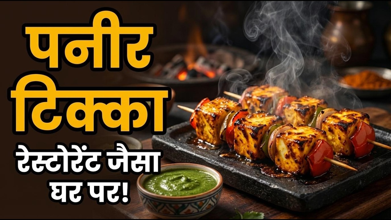 Restaurant-Style Paneer Tikka in Microwave | Quick & Easy Indian Snack - RecipeMantra