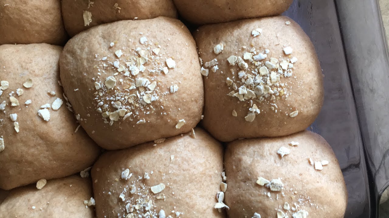 Fresh and Fluffy 100% Whole Wheat Rolls! | vegan, simple, soft, no bread machine