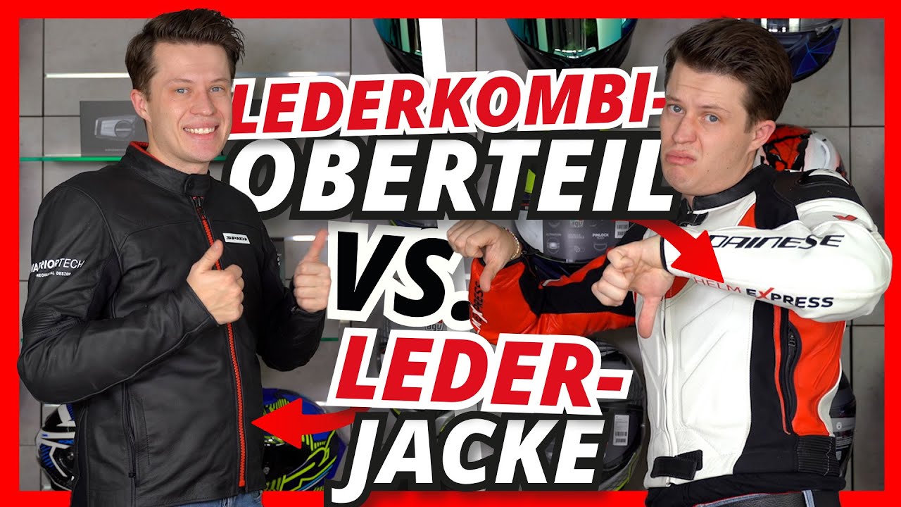 LEDERKOMBI-OBERTEIL - darum solltest du es NIEMALS ohne Hose tragen + Vergleich mit Lederjacke