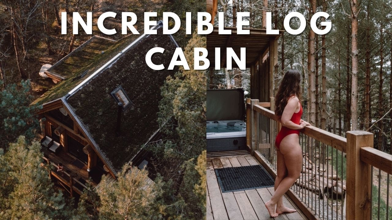 STAYING IN A LOG CABIN IN SCOTLANDS CAIRNGORMS // Van life Scotland Episode 4