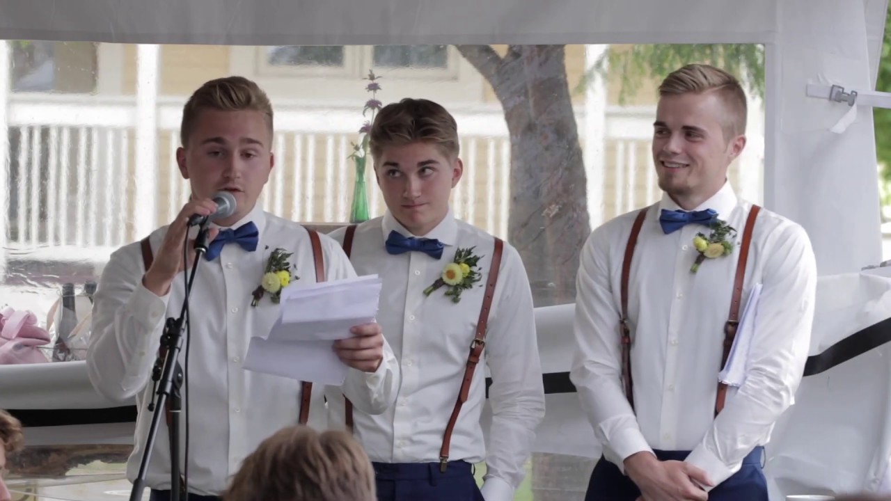 Best Man Brother’s Speech [Matt + Hanna Wedding]