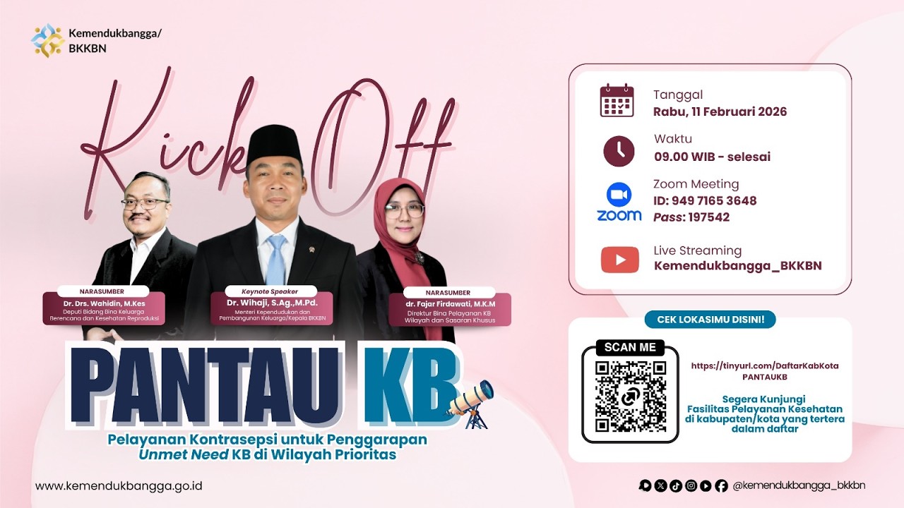 Kick Off Pelayanan Keluarga Berencana Serentak Tahun 2026