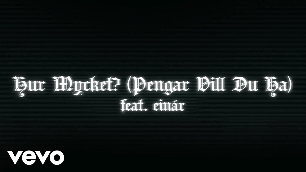 Hov1 - Hur mycket? (pengar vill du ha) (Audio) ft. Ein&aacute;r