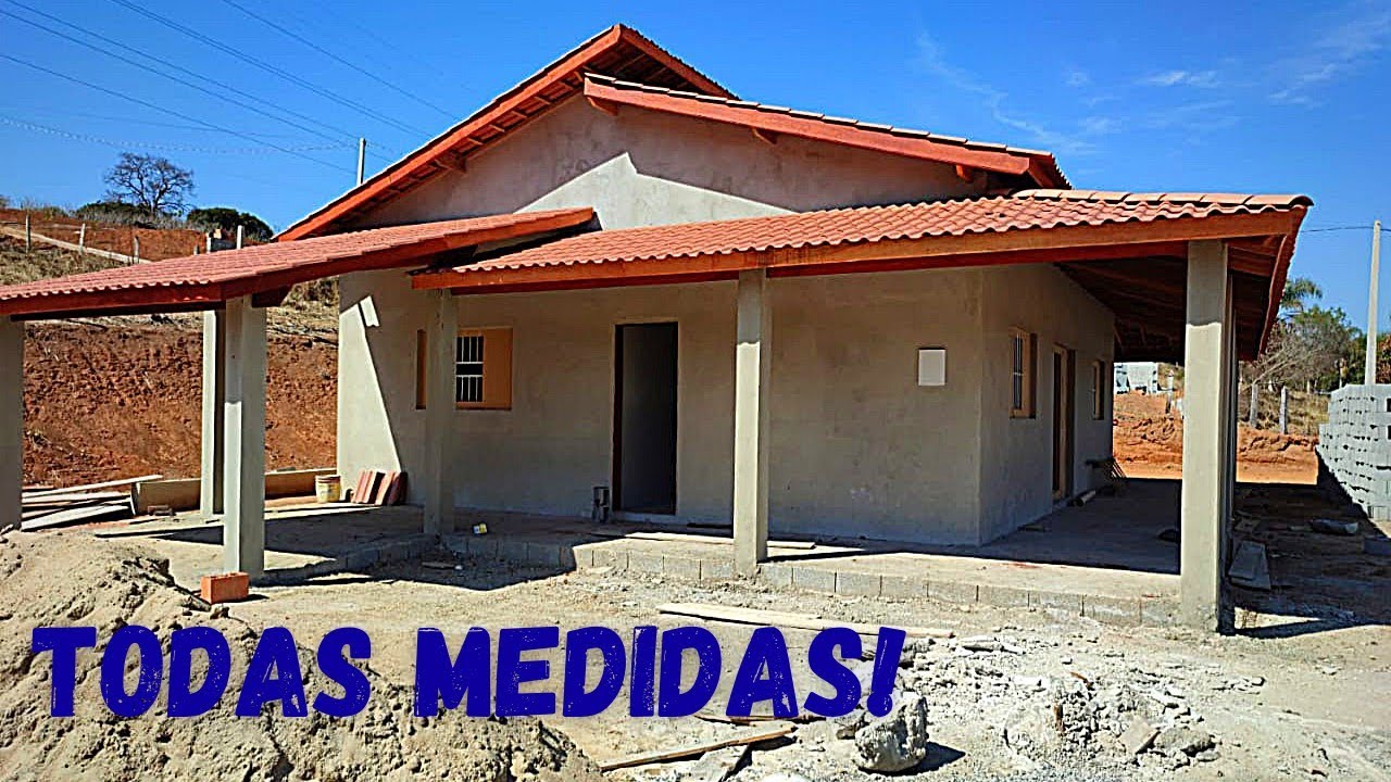 Casa de sitio , medidas dos cômodos!!