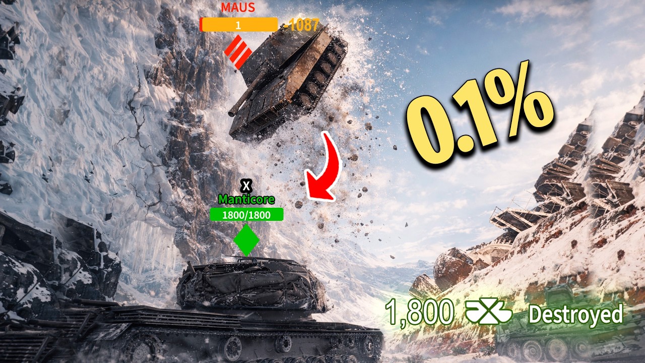 500m Fall and He Got a Kill?! — WoT No Sense Moment #4