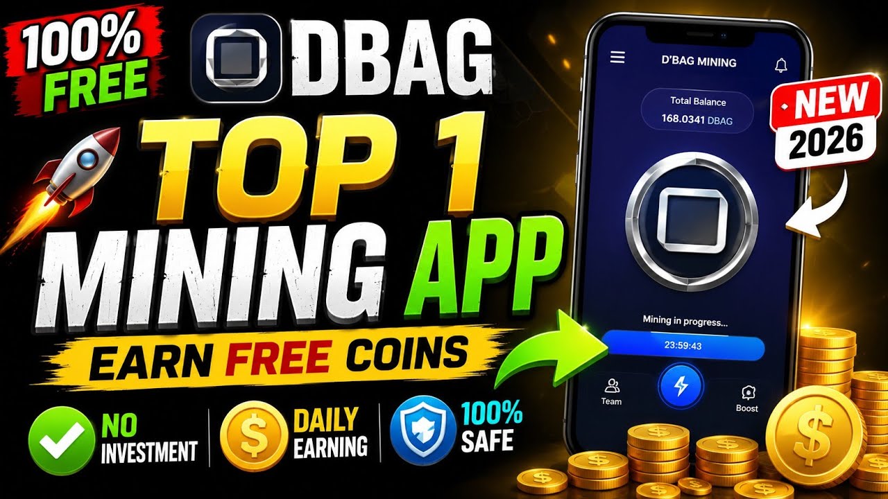 ✅ DBAG Top 1 Mining App | BlockDAG X1 Free Mining | Earn Crypto Daily | Latest Update 2026