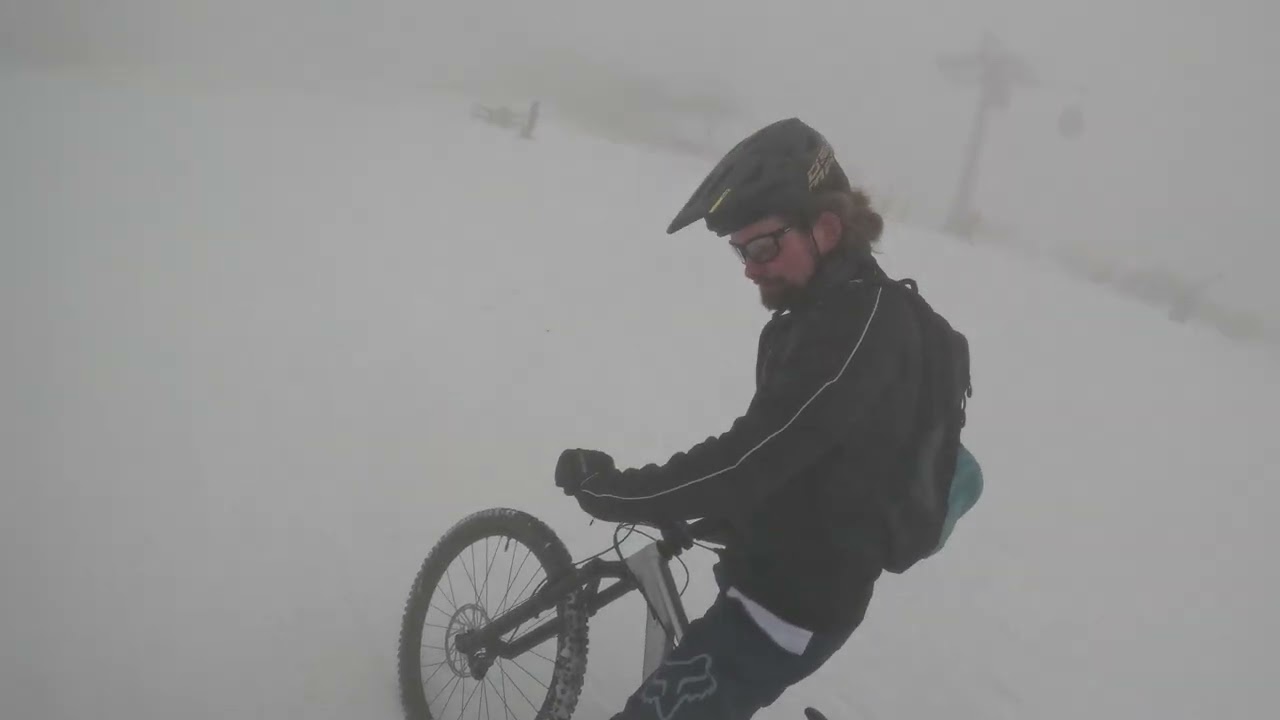 Snowbiken mit Sven * erst ruff uff de Wurmberg * dann runter nach Braunlage