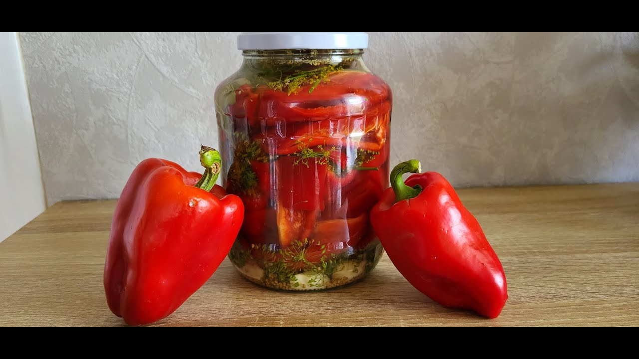 МАРИНОВАННЫЙ ПЕРЕЦ, ИДЕАЛЬНО ПОДХОДИТ К МЯСУ И СЭНДВИЧАМ # мы делаем собственные консервы