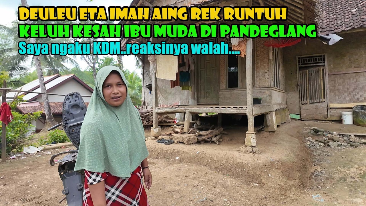 Seorang Ibu Muda Tiba Tiba Curhat Rumahnya Mau Roboh..Mungkin Hanya Menyampaikan Isi Hati saja.