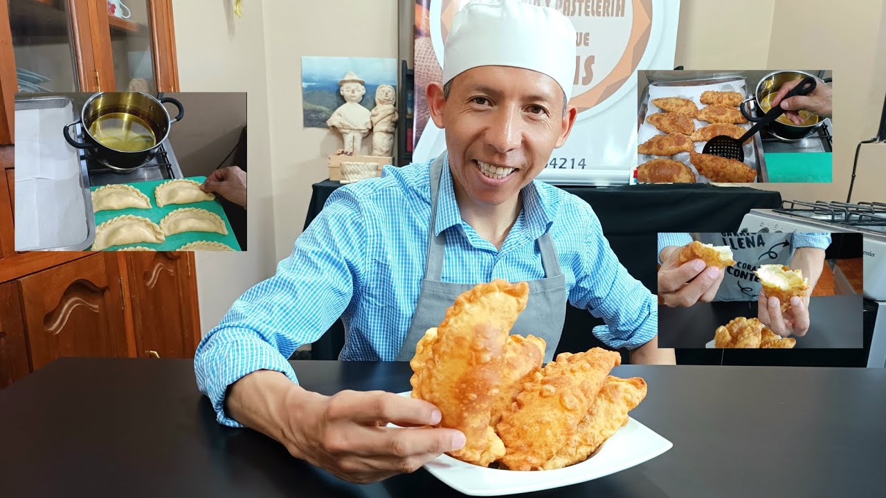 Masa de Empanadas sin polvo de hornear, sin levadura, con pocos ingredientes rellenas de Queso