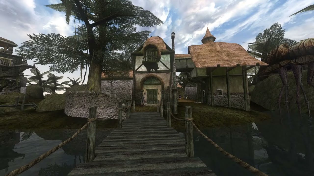 Morrowind as Don Lemon Interrupting Dunmer Temple Services