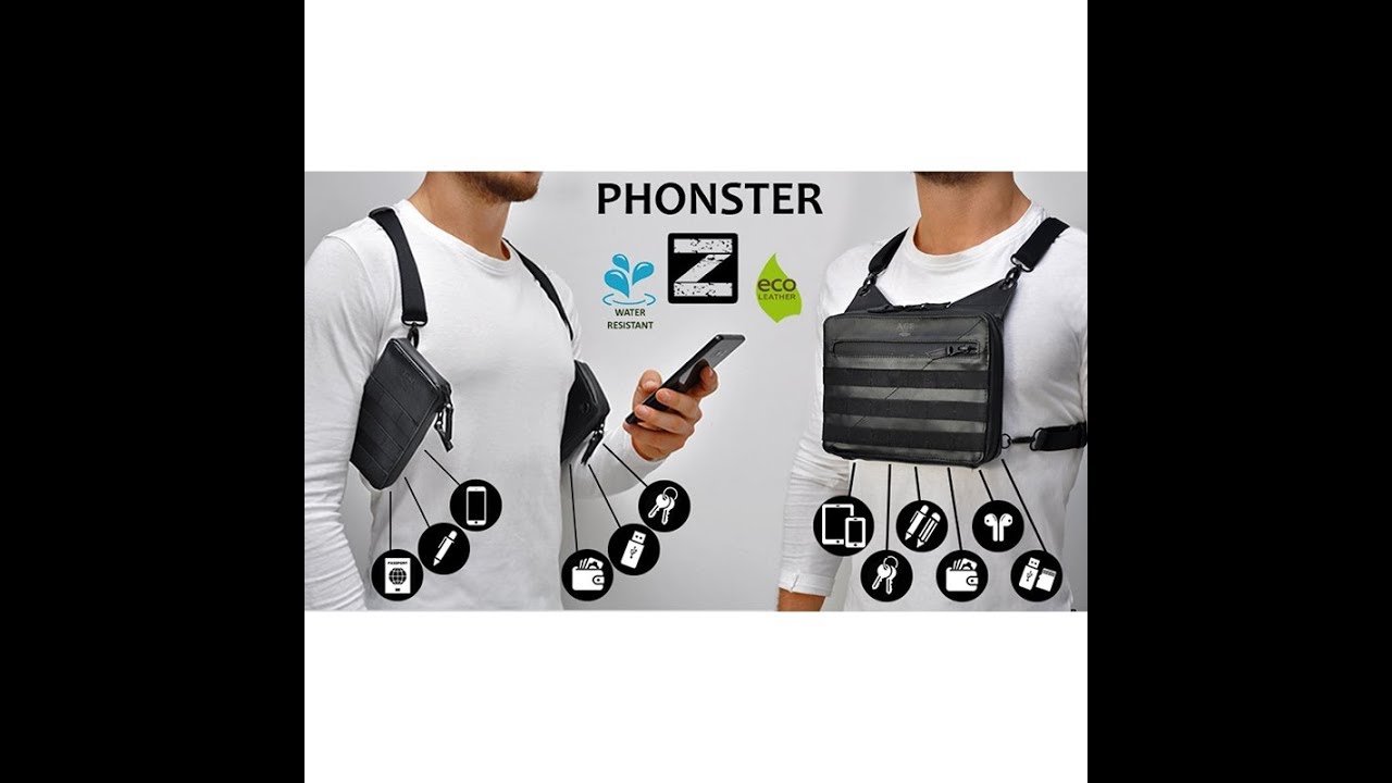 Phonster Z - Ultimate leather Phone Holster for EDC items