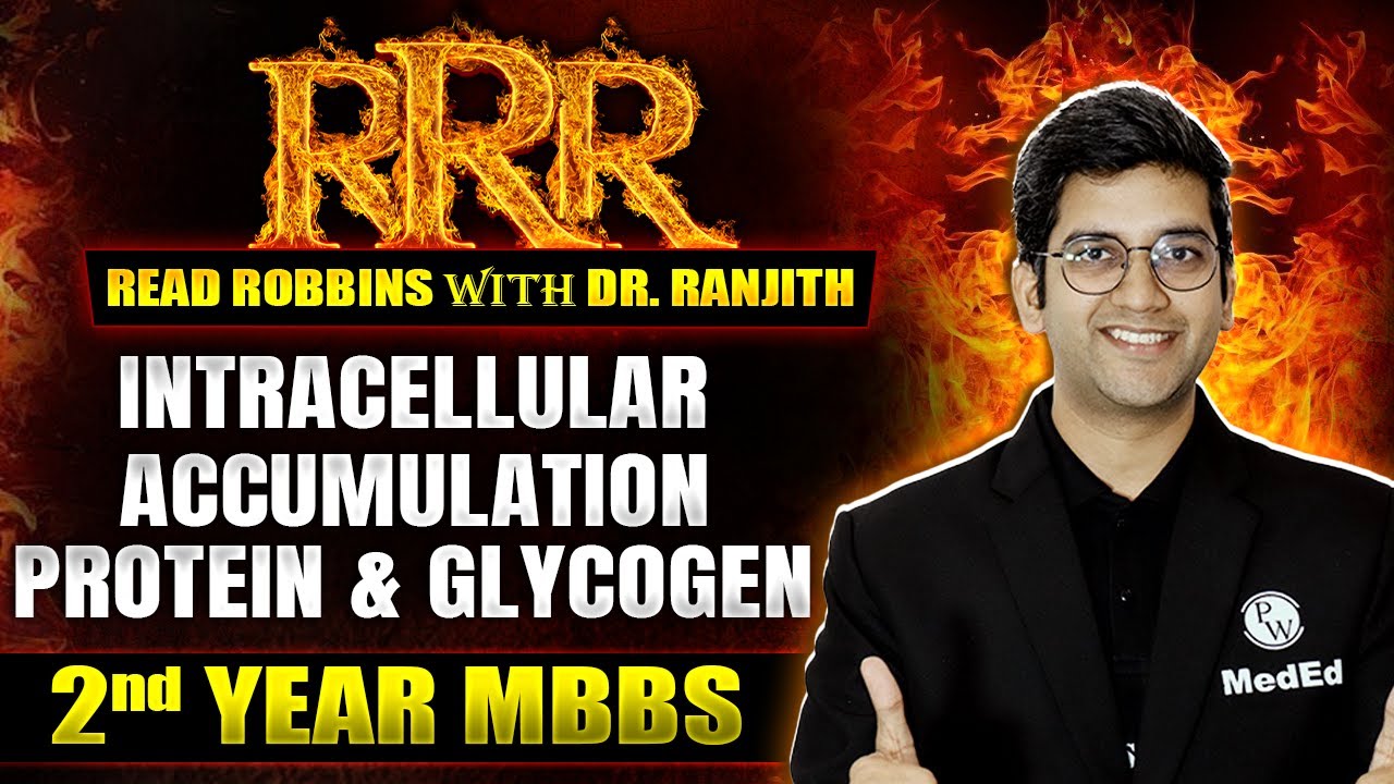 Intracellular Accumulation - Protein and glycogen: 2nd Year MBBS | Pathology | RRR Series