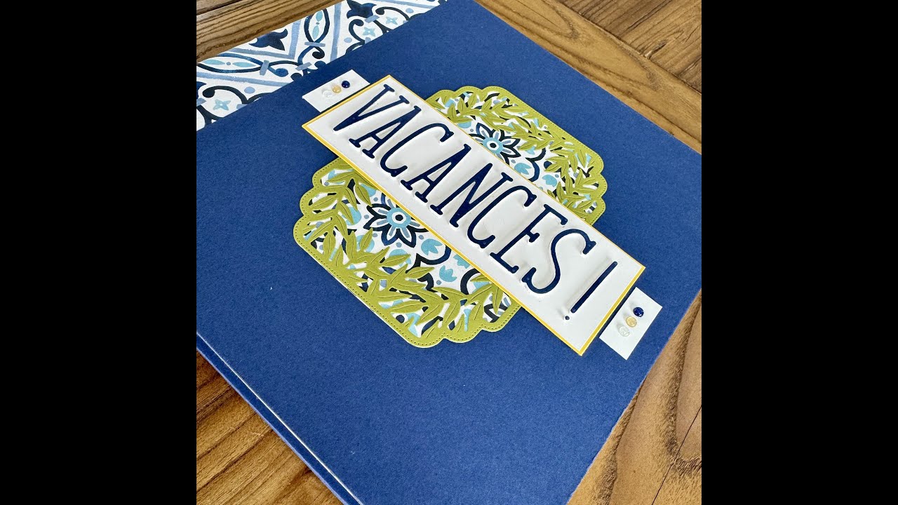 Kit album scrapbooking : Sur un air de vacances