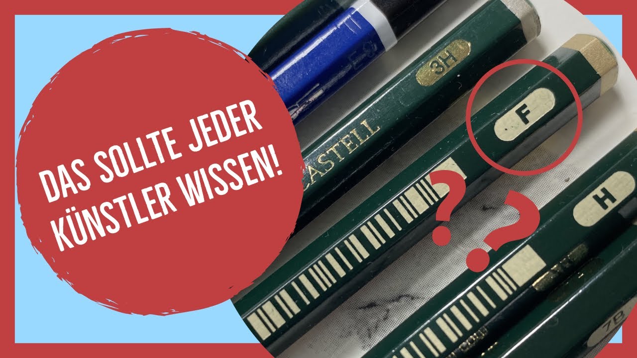 BLEISTIFTE & RADIERGUMMISTIFTE | DIE GRUNDLAGEN