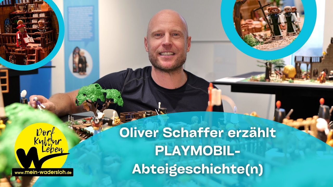 Oliver Schaffer erweckt Geschichte zum Leben: Eine PLAYMOBIL-Zeitreise im Museum Abtei Liesborn