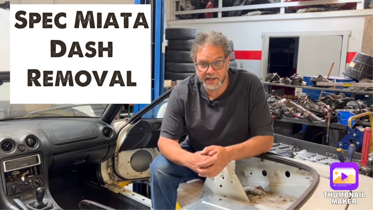 PT17 How To Build A Spec Miata Dash Removal pt1. Autocross, MX5, Track Car