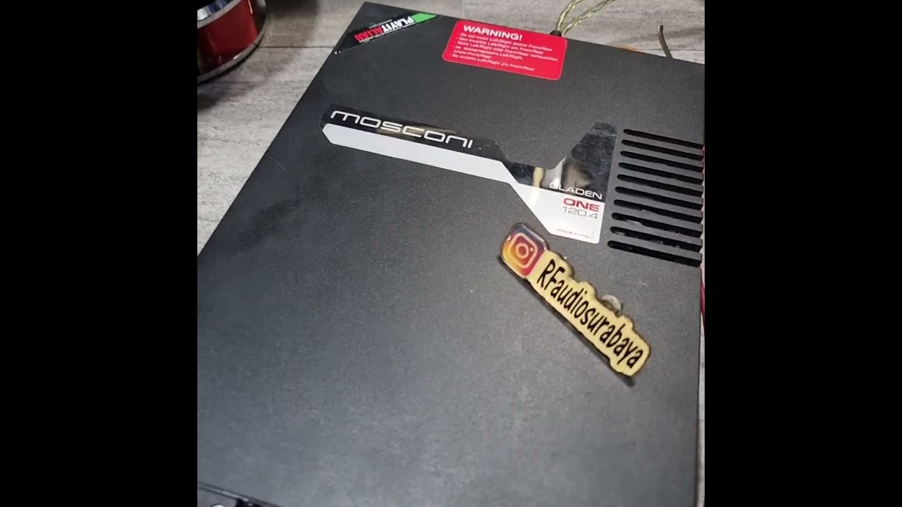 mosconi gladen one 120.4 made in italy 4 channel