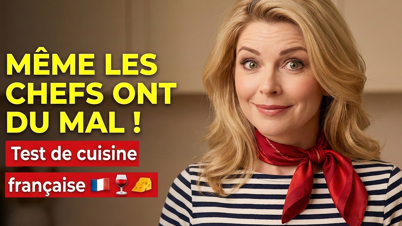 Même les chefs ont du mal avec ces questions ! Test de cuisine française 🇫🇷🍷🧀