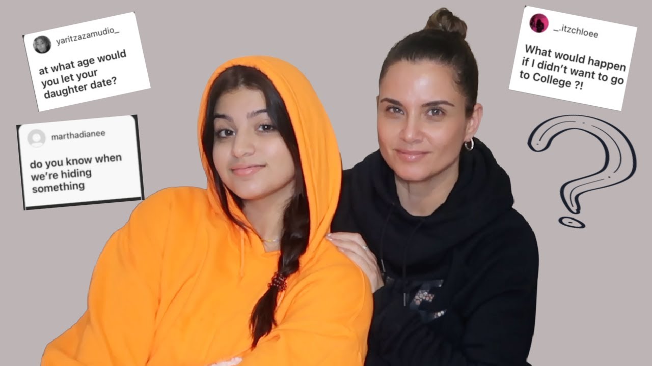 asking my mom questions you are too afraid to ask your mom .KEILLY ALONSO