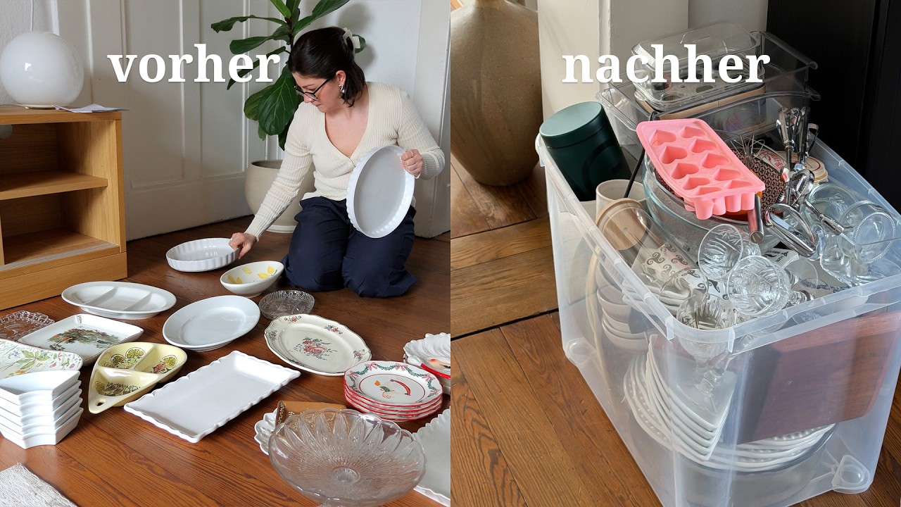So viel unnötiges Geschirr | Wir sortieren jeden Schrank und jede Schublade aus! | Folge 10