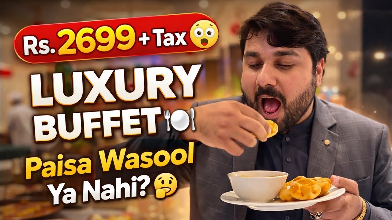 Sasta aur Behtareen Buffet Review | Hotel Food Experience | Full Taste Test