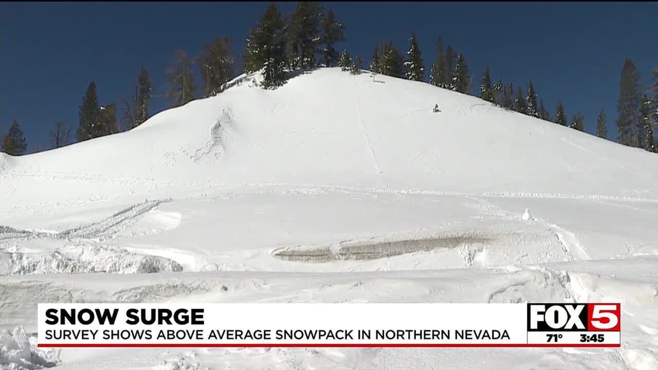 Snow surge in Northern Nevada