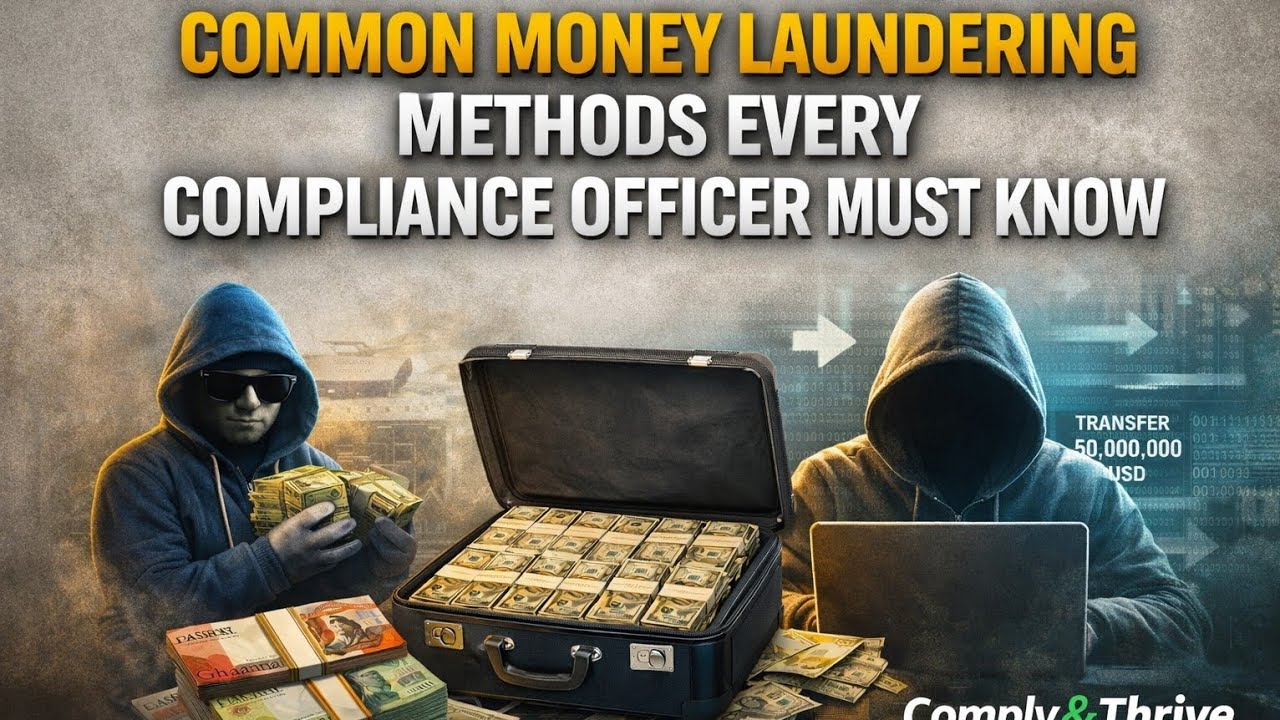 Common Money Laundering Methods Every Compliance Officer Must Know