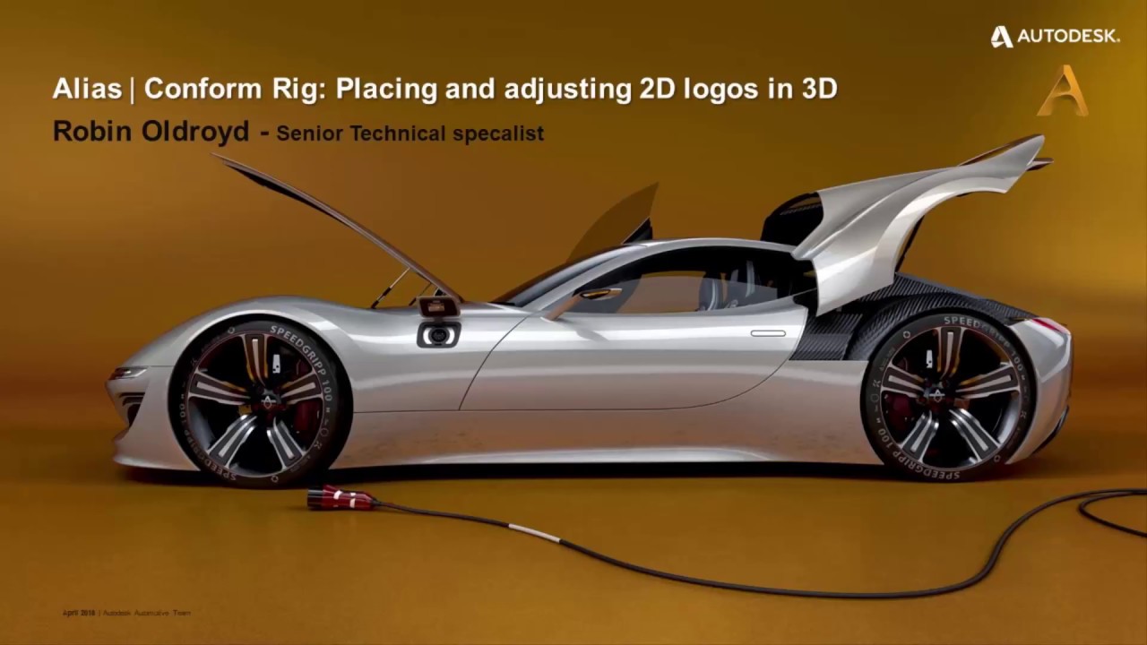 Alias Conform Rig Placing 2D logos on 3D surfaces