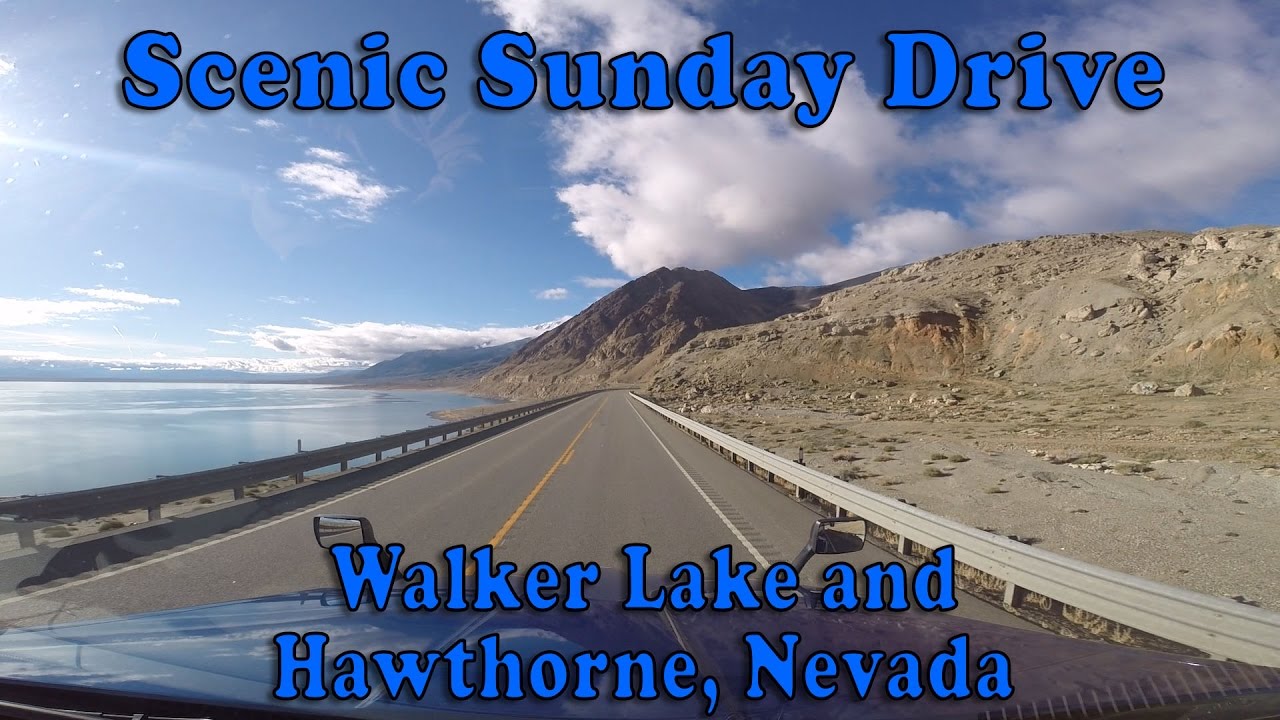 WALKER LAKE AND HAWTHORNE, NEVADA - Scenic Sunday Drive