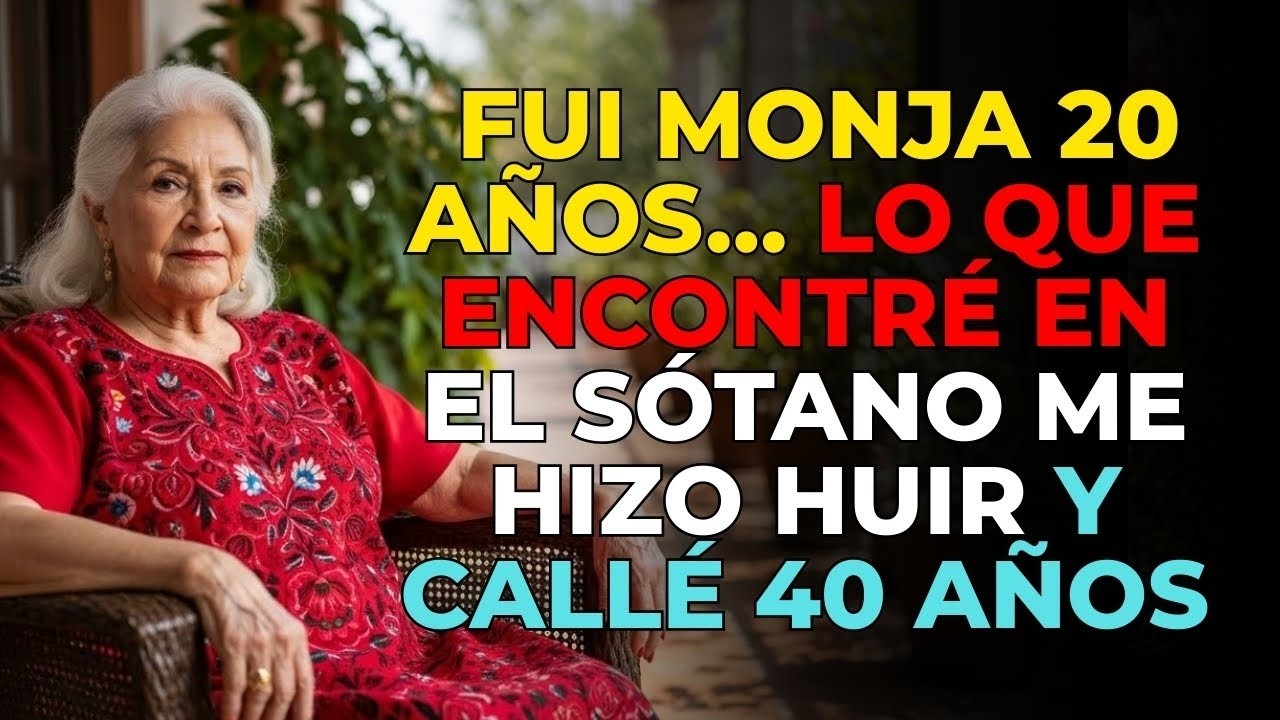 HISTORIA REAL FUI MONJA 20 A&Ntilde;OS&hellip; LO QUE ENCONTR&Eacute; EN EL S&Oacute;TANO ME HIZO HUIR Y CALL&Eacute; 40 A&Ntilde;OS