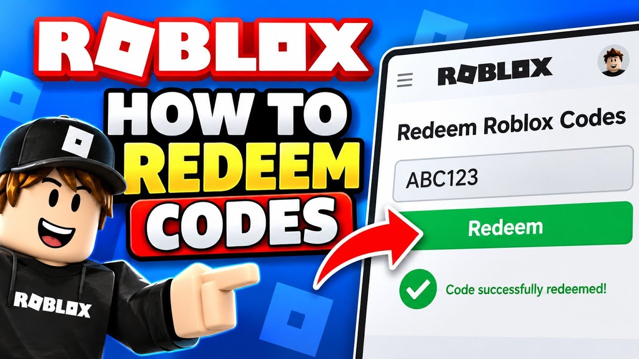 How To Redeem Roblox Codes in 2026 | How to redeem a Roblox code correctly