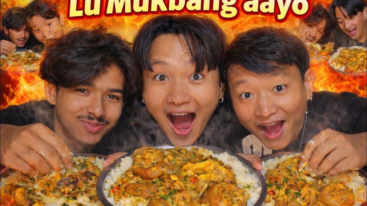 Lu aayo mukbang🥰|| आज त अती भो यार🥵     VIRUSVLOG😜