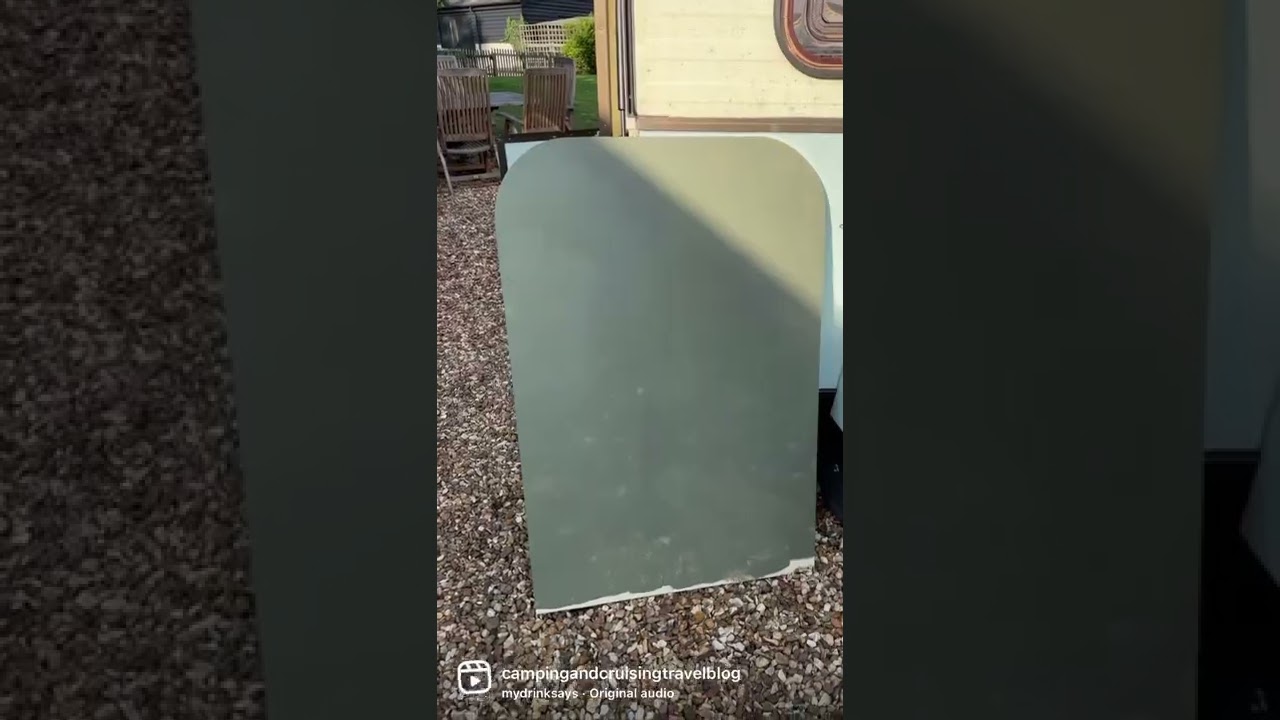 Small caravan renovation Before/After #lifestyle #tinyhouse #vanlife #caravanlife #makeover #reno