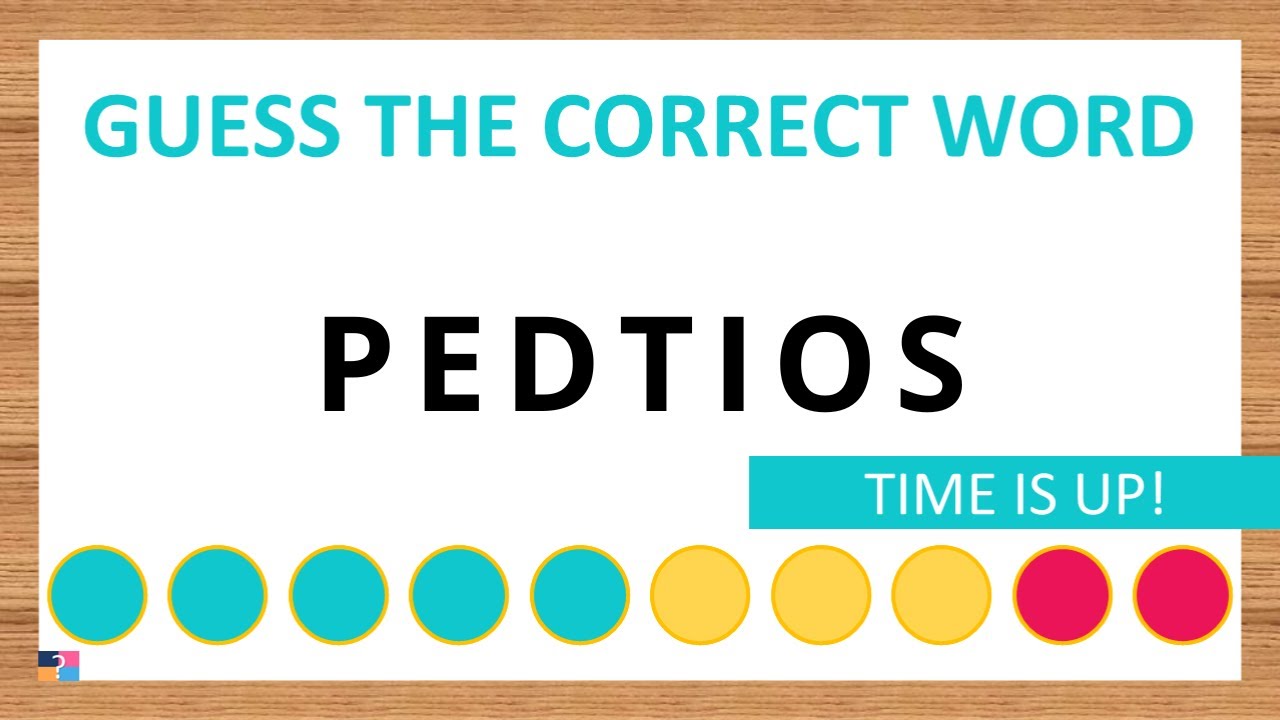 Guess the Correct Word! Unscramble in Record Time! 7 Letters | Agent Quiz