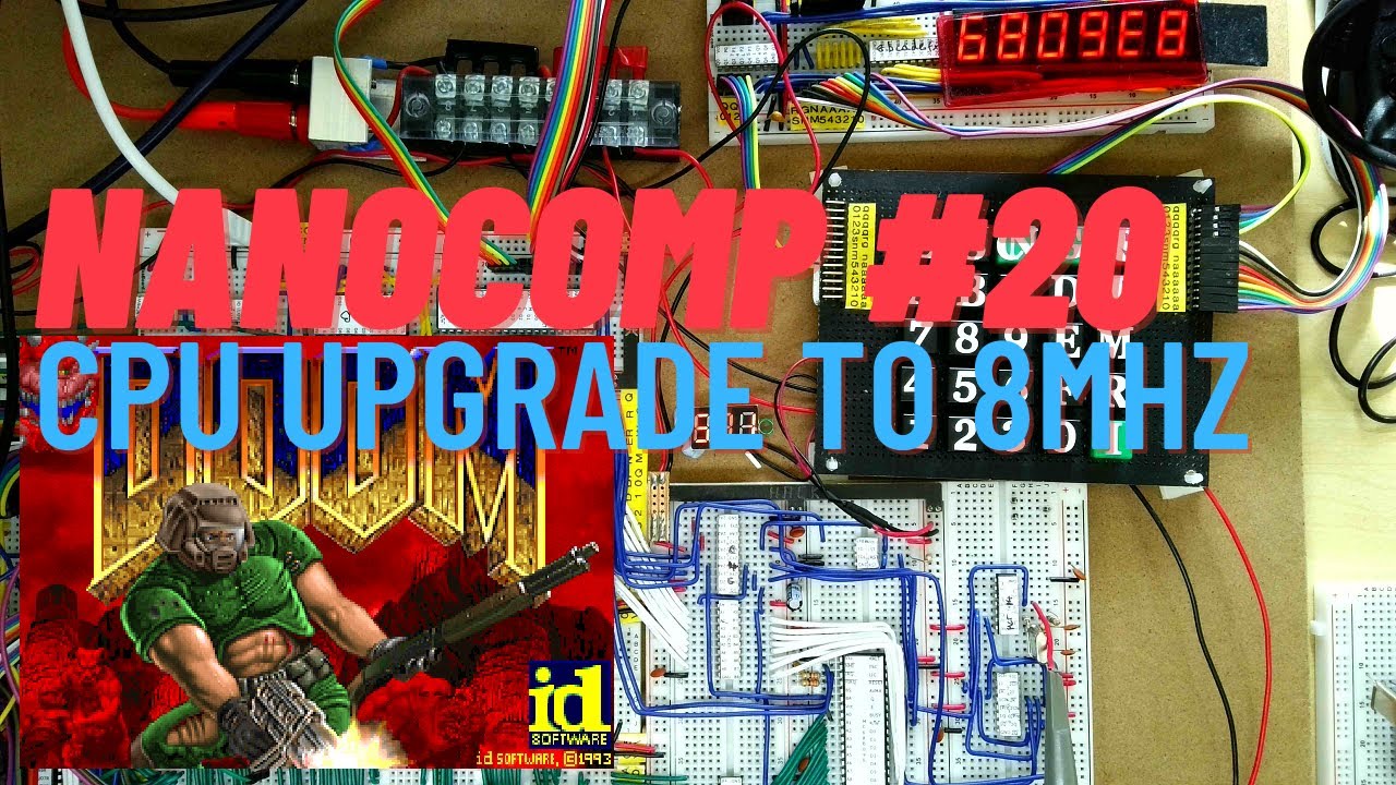 Nanocomp 6809 #20 CPU Upgrade to 8Mhz