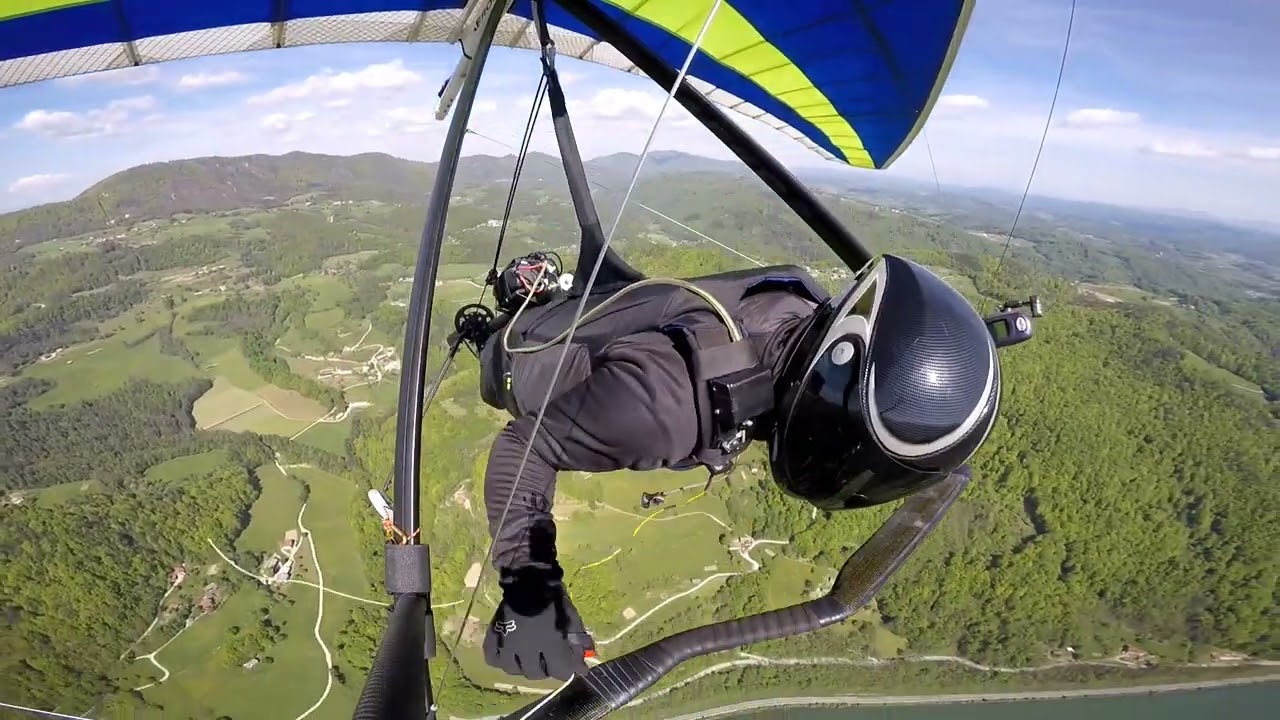 Electric hang glider testing
