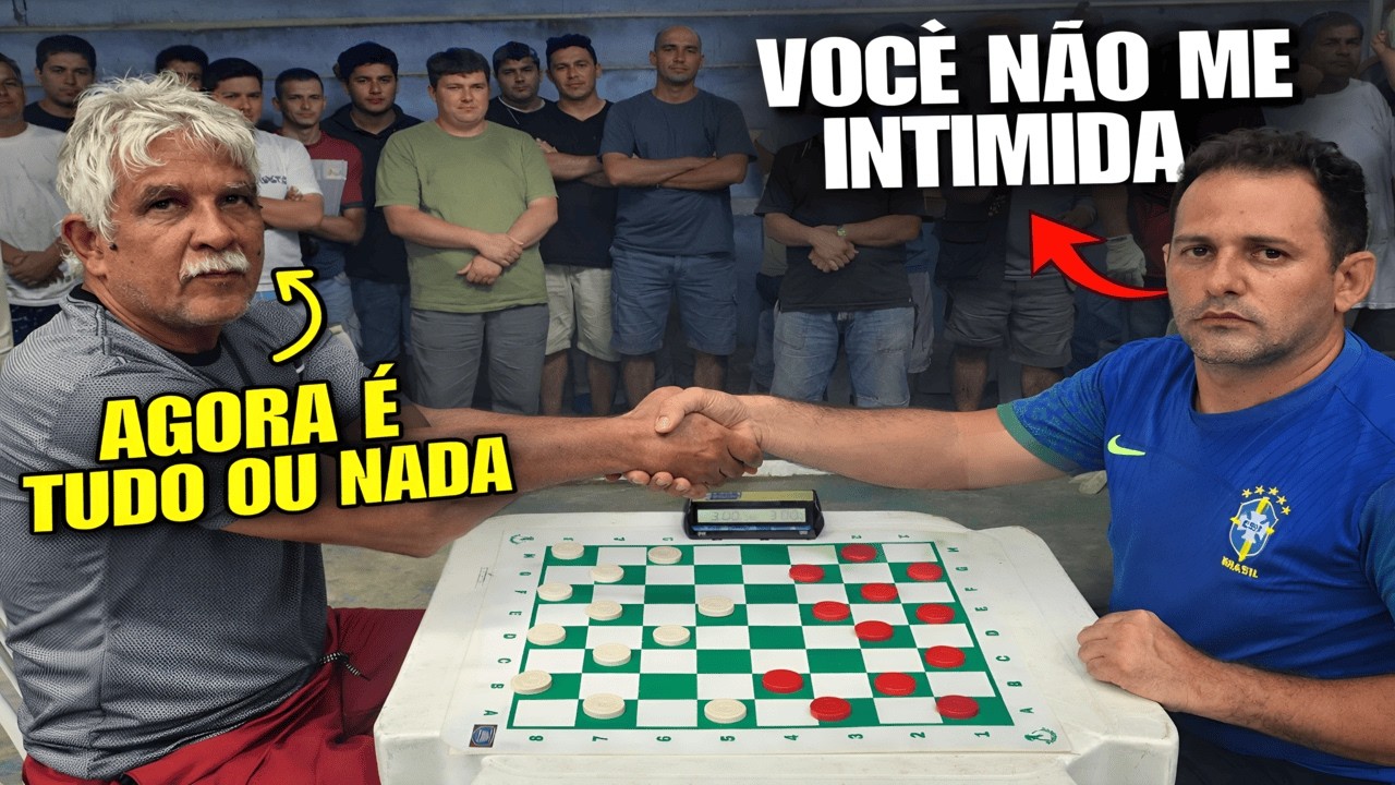 🥇 Duelo de gigantes: a técnica de Izac encanta os fãs do jogo de damas