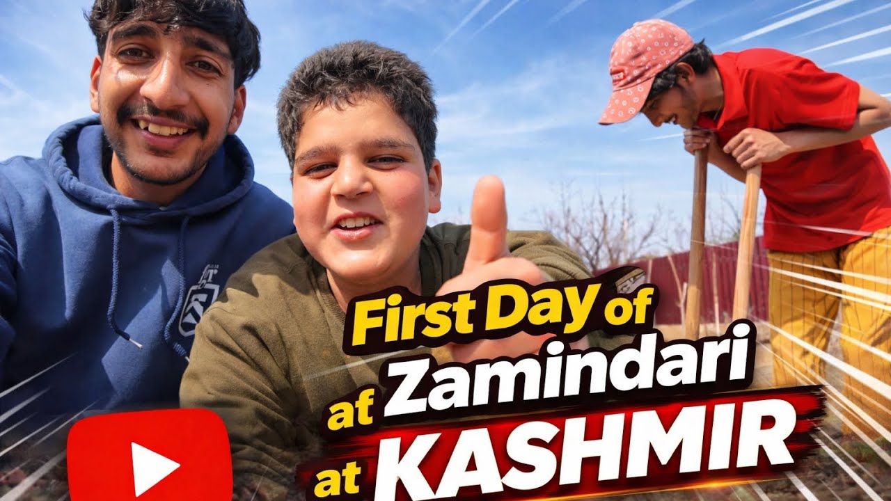 First day of zamindari be like 😂🥹 #kashmirivlog #vlog  #zamindari 