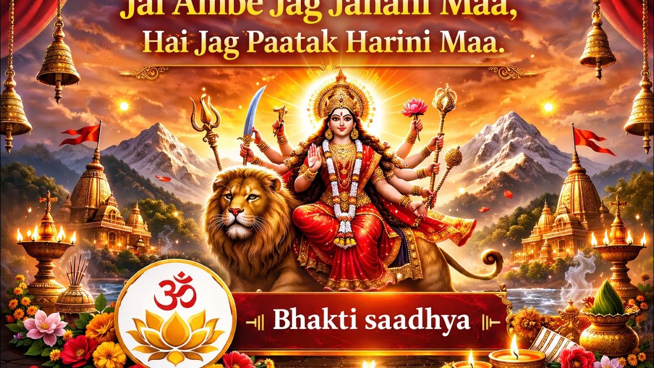 Jai Ambe Jag Janani Maa | Hai Jag Paatak Harini Maa | Durga Mata Bhajan | Bhakti Saadhya