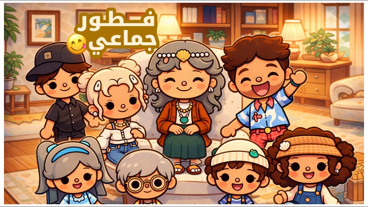 فطور جماعي😋✨.. || لعبنا غميضة🤩💛..