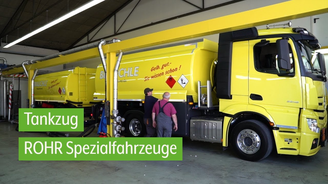 Der Tankzug der ROHR Spezialfahrzeuge GmbH | Produktvideo