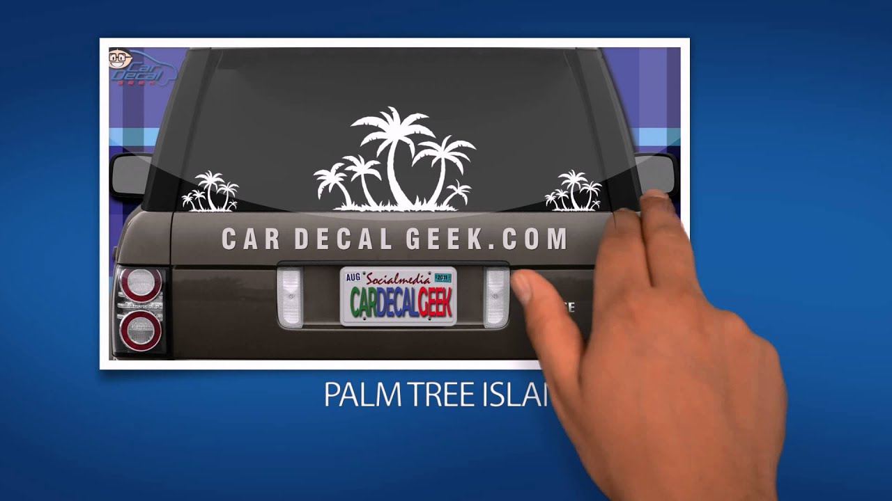 10 Amazing Tropical Car Window Decals & Stickers