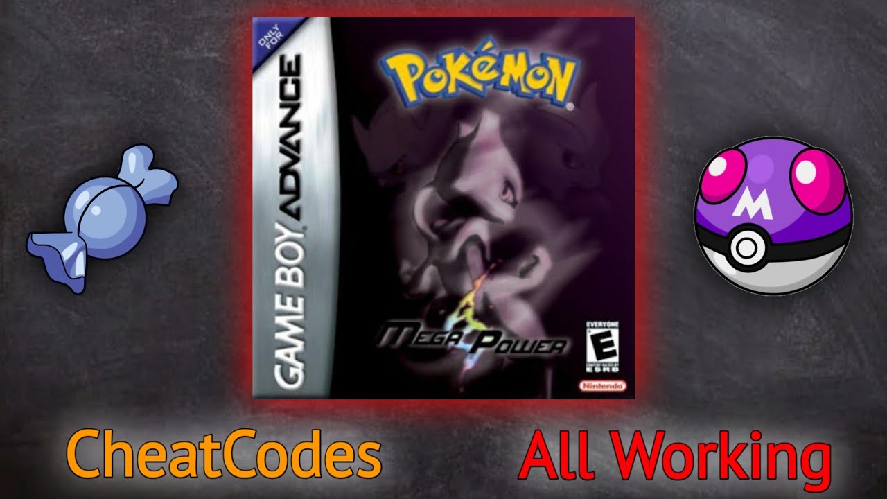 Pokemon: Mega Power GBA RomHack + Cheat Codes (All Working)!