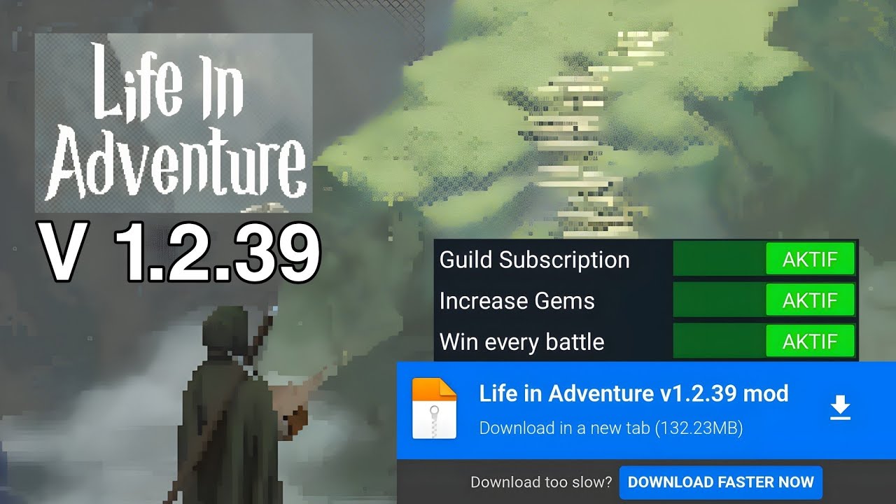 LIFE IN ADVENTURE MOD APK (MOD MENU, UNLIMITED GEMS)