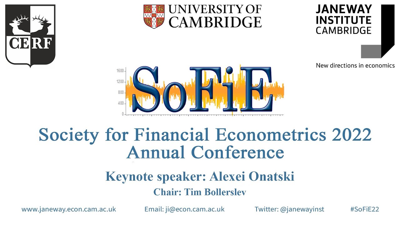 2022 SoFiE Conference Keynote Speaker: Alexei Onatski