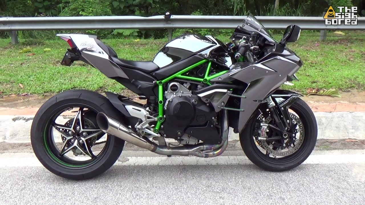 Kawasaki Ninja H2 | H2R exhaust | Ride-by