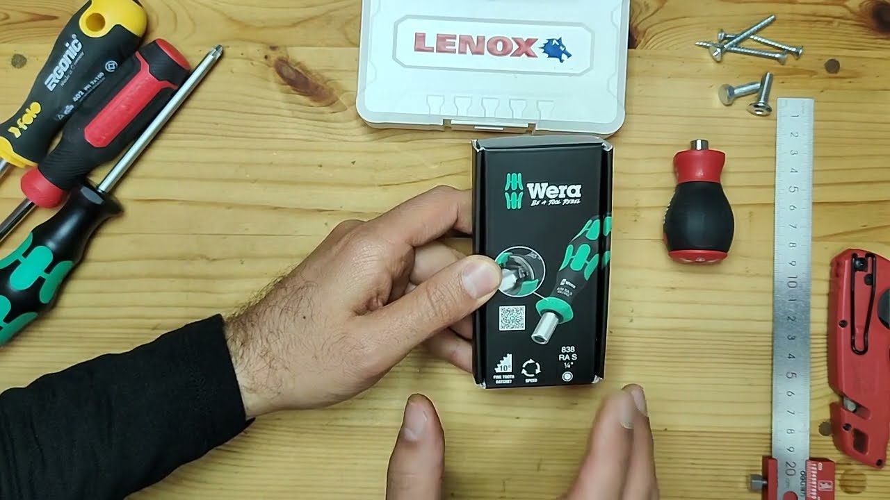 Wera 838 RA S Bit Ratchet Review | 05051492001 Unboxing & Test – 1/4