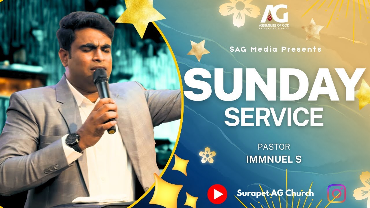 ஆசீர்வாதத்தை அல்ல! ஆசீர்வதிப்பவரை சார்ந்து கொள்! 🔴 Live Sunday Service | Ps. Immanuel S | 04-01-2025